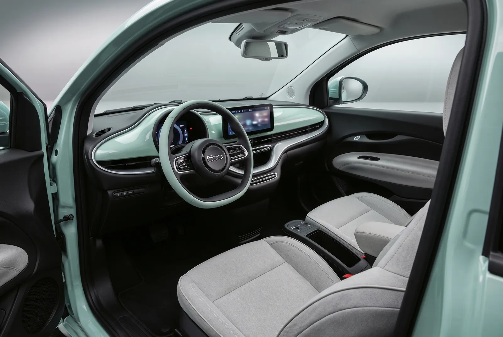 Interieur van een Fiat